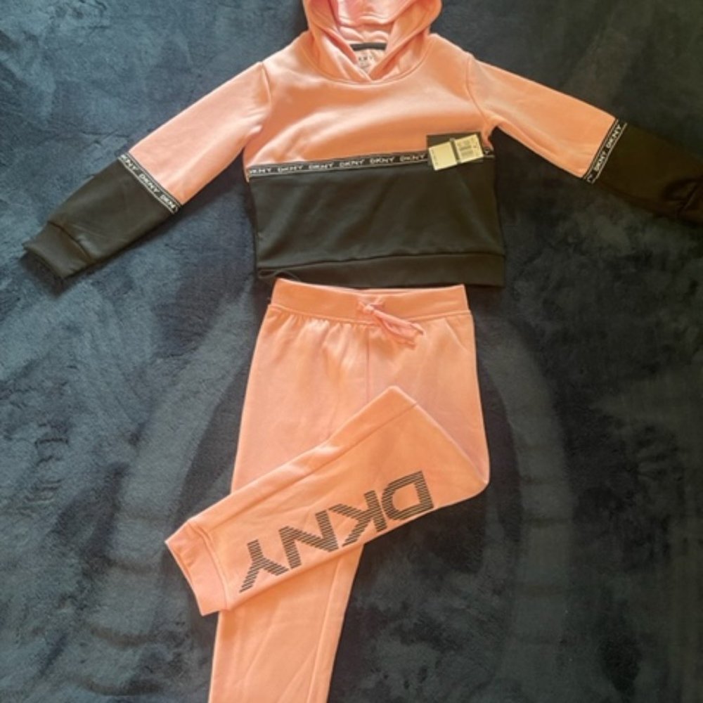 Girls DKNY Matching Jump Suit